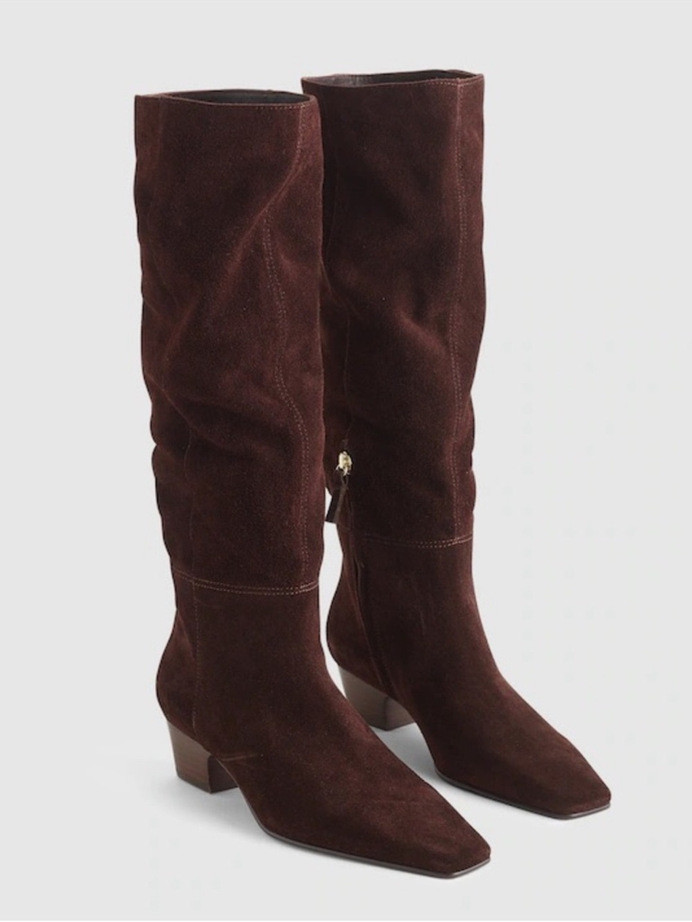 NEW Madewell The Lexie Tall Boot in Suede Coffee Bean Size 6 $298 NX080